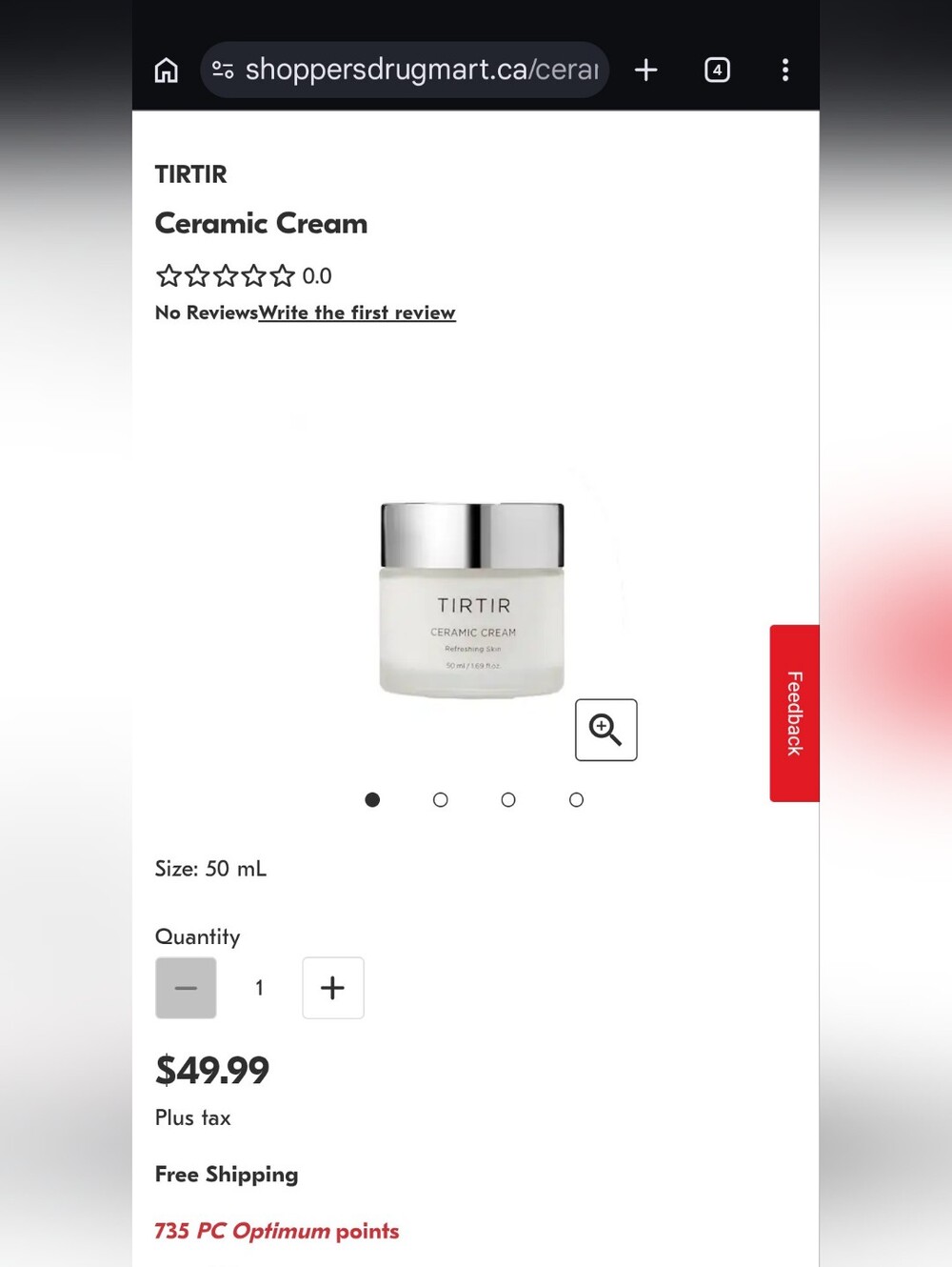 TIRTIR | NEW IN BOX | Ceramic Face Cream